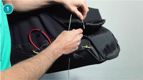 installation du speedbag 1